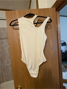Kids Cream One-Piece Swimsuit
